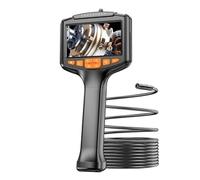 Endoscopi industriali a lente singola/doppia con telecamera di ispezione LCD 1080P da 4,3 "e telecamera subacquea IP67 da 8 mm per fognature/tubazioni/automotive(5m,8mm Dual Lens)