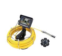 Endoscopi, Telecamera di ispezione del tubo con scheda DVR da 16 GB, endoscopio industriale IP68 10/20/30/50 M for scarico fognario da 22 mm(50m,22MM Camera NO DVR)