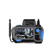 Endoscopi, Telecamera for endoscopio industriale con rotazione automatica a 360° Sterzo a 360 gradi Dual Lens 4.5 '' Cavo rigido periscopio for ispezione dello schermo(10m,9MM Auto Rotate)