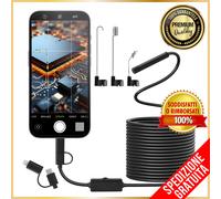 Endoscopica Doppia Lente per Android iOS Telecamera Ispezione Alta Definizione 1