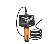 Endoscopio, 4.5 '' IPS. Videocamera di ispezione dello schermo 5.5mm Dual Lens Digital Endoscope Industrial Endoscope 1M Tube serpente IP67 32G. Carta(1M)