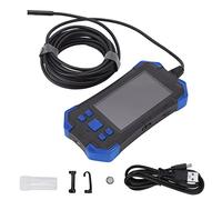 Endoscopio a Doppia Camera 7,9mm, Display IPS 4,3 Pollici, Batteria 3000mAh, Cavo 5m, Impermeabile IP67 - Alta Definizione 1080P, Corpo Resistente in ABS, Uso Professionale (Blu)
