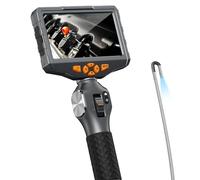 Endoscopio articolato con obiettivo da 3,9 mm, schermo IPS 5 pollici, telecamera endoscopica bidirezionale rotazione a 360° e WIFI(8.5mm Single Lens)