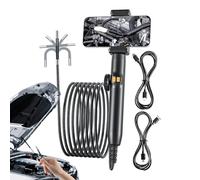 Endoscopio Camera with Light, Industrial Inspection Camera, Waterproof Snake Scope, Flessibile Probe Design, High-Resolution Visual Tool for Ducts, HVAC Systems, Electrical Equipment