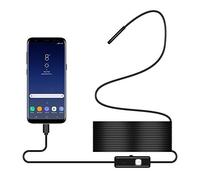 Endoscopio cellulare 3 in 1, fotocamera endoscopio con cavo serpente da 2 m e LED, fotocamera di ispezione megapixel, IP67, impermeabile, fotocamera borescopica, fotocamera a serpente per Windows,