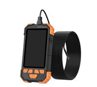 Endoscopio con schermo IPS da 4,5'', telecamera con messa a fuoco automatica, HD1080P, lente singola, doppia e tripla, USB, for ispezione di tubi fognari, impermeabile(3.5m,5.5MM Dual)