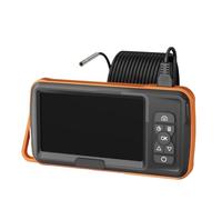 Endoscopio con schermo IPS da 5'', for ispezione tubi auto, video, telecamera con messa a fuoco automatica, lente singola, doppia e tripla, sonda USB, LED impermeabili(5m,Single 3.9MM)
