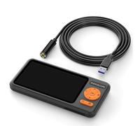 Endoscopio con schermo IPS da 5'', telecamera HD1080P, singola, doppia e tripla, obiettivo autofocus HD1920P da 5,0 MP, USB, for ispezione tubi, for scattare foto(2m,12MM Auto 5MP)
