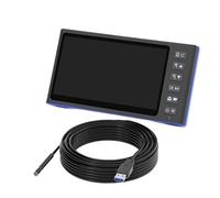 Endoscopio con schermo IPS da 7'', sonda USB, for ispezione auto, telecamera con messa a fuoco automatica, HD1080P, lente singola, doppia e tripla, impermeabile, LED(5.5MM Single 5M)