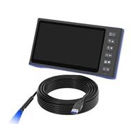 Endoscopio con schermo IPS da 7'', telecamera con messa a fuoco automatica, HD1080P, lente singola, doppia e tripla, USB, for ispezione auto, scatta foto, LED impermeabili(10m,8MM Triple)