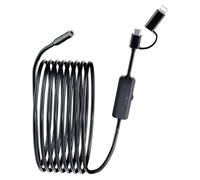 Endoscopio da 5,5/8 mm for smartphone, tubi for auto, boroscopio for autoveicoli, strumenti for l'ispezione delle fognature, dispositivo con telecamera endoscopica(2m,8mm-Soft)