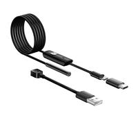 Endoscopio da 5,5 mm e 7 mm di tipo C, telecamera USB con sensore a serpente, impermeabile, compatibile con luci a 6 LED(1m,5.5MM Rigid)
