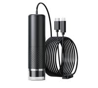 Endoscopio digitale 2 in 1 di tipo C, portatile, con ingrandimento 1600X, 8 LED, for ispezione telefoni cellulari Educazione biologica