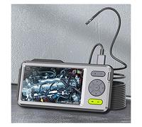Endoscopio, Endoscopio a doppia lente con monitor da 5" Nts500b. Fotocamera industriale impermeabile for ispezione del borescopio con 3 2 GB. Caso di trasporto della carta
