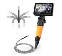 Endoscopio, Endoscopio articolato Periscopio industriale con schermo da 4,5 pollici 720p 8 LED Multifunzionale 1M(6mm)