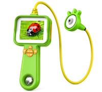 Endoscopio giocattolo per bambini con luce, display da 2,4 pollici, impermeabile, per ispezione degli insetti, per la natura, all'aperto e scoperta scientifica