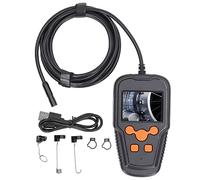 Endoscopio Industrial 2.4 Pulgadas Pantalla IPS C á mara de Inspecci ó n de Tuber í as Impermeable IP67 con Luz Auxiliar Bater í a Recargable 2600mAh para Reparaci ó n de Autom ó v (Hmm)