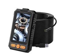 Endoscopio industriale 4.3'' Schermo IPS HD1080P 8MM Telecamera USB 2M-100M Ispezione tubi fognari auto Boroscopio 8LED 2600mAh Impermeabile(5m)
