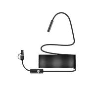 Endoscopio Industriale 5.5mm 6LED 3 In 1 USB/Micro USB/Type-C Telecamera Di Ispezione Periscopio For Auto Impermeabile For Smartphone 1M 3.5M 5M(5M)