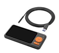 Endoscopio industriale con schermo IPS da 4,5'' HD1080P, telecamera con messa a fuoco automatica, doppia e tripla lente, sonda USB for ispezione tubi(1m,5.5MM Single Camera)