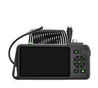 Endoscopio industriale con schermo IPS da 4,5'', telecamera con messa a fuoco automatica, HD1080P, singolo, doppio e triplo video, for ispezione di tubi, impermeabile, LED(10m,8MM Triple)