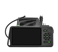 Endoscopio industriale con schermo IPS da 5'', telecamera con messa a fuoco automatica HD1080P, lente singola, doppia e tripla, for ispezione di tubi, impermeabile(1m,8MM Triple)