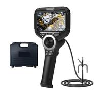 Endoscopio Industriale Con Sterzo In Tutte Le Direzioni Da 6 Mm E 720 Gradi For Periscopio For Telecamera Fognaria For Ispezione Tubi Auto Schermo HD 5 Pollici Immagini Più Chiare Ispezioni Accurate