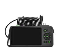 Endoscopio industriale da 4,5'' Schermo IPS Video Autofocus Telecamera HD1080P Singola Doppia Tripla Lente Periscopio for Ispezione Auto Impermeabile(2m,3.9MM Single)