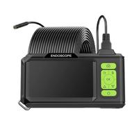 Endoscopio industriale, fotocamera con messa a fuoco automatica con schermo IPS da 4,3", HD1080P LED auto con sonda USB Alta risoluzione(5.5MM Dual Lens,15m)