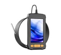 Endoscopio Industriale Fotocamera Dual Lens Schermo Da 4.3 Pollici HD1080P .9MM/5.5MM/8MM Auto Ispezione Periscopio Rigido Impermeabile 2600mAh Precisione Chiara(5m,3.9MM Single Rigid)