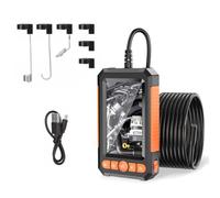 Endoscopio industriale portatile, 1080P HD LED con luce e cavo da 16,4 m, impermeabile IP67 per gli uomini