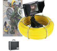 Endoscopio industriale, schermo da 4,3 pollici, diametro telecamera 22 mm, lunghezza 20/30/40/50 m, illuminazione LED regolabile, impermeabile Ip68(30m)