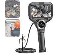 Endoscopio, lente singola da 6 mm, display da 5 pollici, rotazione della lente di 720°, impermeabile IP67, risoluzione 1080p, lunghezza della linea 1 metro