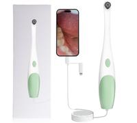 Endoscopio orale: 1080P HD fotocamera orale, fotocamera intraorale con 6 luci LED, specchio dentale compatibile con Android Video Ispezione animale per individui e animali domestici Plug and Play
