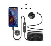 ✅Endoscopio per Smartphone 1080P HD Telecamera Endoscopica Ispezione Tubi e Auto
