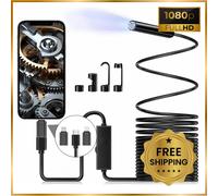 Endoscopio per Smartphone 1080P HD Telecamera Endoscopica Type C iPhone Android