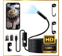 Endoscopio per Smartphone 3in1 Telecamera Sonda di Ispezione per Android iPhone