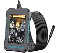 Endoscopio per Smartphone, Schermo da 4,3 pollici Dual Lens Endoscopio Microscopio Ispezione Periscopio Fotocamera 3in1 USB Otoscopio(5m)