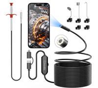 Endoscopio Per Smartphone Telecamera Endoscopica Con Luce 1920P HD Telecamera