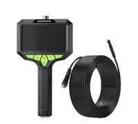 Endoscopio portatile con schermo da 4,3 pollici sostituibile, obiettivo singolo, doppio o triplo da 5 MP, HD 1080p, messa a fuoco automatica, per ispezione auto. (3,5 m,8 mm Triple Rigid)