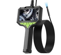 Endoscopio portatile con schermo da 4,3'', telecamera HD1920P con messa a fuoco automatica, lente singola doppia tripla HD1080P, for ispezione auto, registrazione video(10m,3.9MM Single)