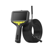 Endoscopio portatile con telecamera, schermo da 4,3'', batteria rimovibile, HD1080P, lente singola, doppia e tripla, messa a fuoco automatica, periscopio for ispezione auto, LED(1m,8MM Single Rigid)