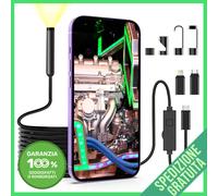Endoscopio Telecamera 1920P HD Ispezione Serpente sonda professionale iPhone