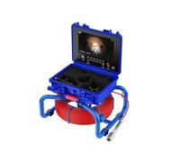 Endoscopio, Telecamera for endoscopio for ispezione di tubi industriali con schermo da 9 pollici con contatore della distanza da 512 Hz, foto e video(F69JMRABTX-20M)