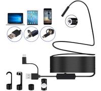 Endoscopio USB 1080P 3-in-1 Micro USB/Type-C 8 LED Ispezione Fotocamera