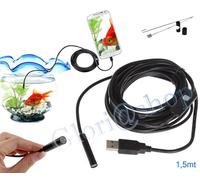 ENDOSCOPIO USB ISPEZIONE SONDA FLESSIBILE TELECAMERA CAMERA LED PER ANDROID