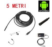 Endoscopio USB per Android e PC Fotocamera Ispezione 5 mt 7mm IP67 Impermeabile