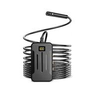 Endoscopio WIFI Industriale Da 5, Mm HD1080P 9LED Macchina Fotografica A Doppia Lente Periscopio Di Ispezione For Auto IP68 Cavo Rigido Impermeabile 2600 MAh Precisione Chiara(10M)