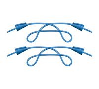 Endoto Lacci Elastici per Hey Dude Scarpe, Senza Nodo Stringhe Laces di Ricambio - Blu,15 pollici