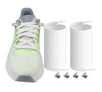 Endoto Lacci Elastici per ON Cloudtilt Scarpe, 8MM Piatti Senza Nodo Stringhe Laces di Ricambio per Running Sneaker - Bianco, 36 pollici